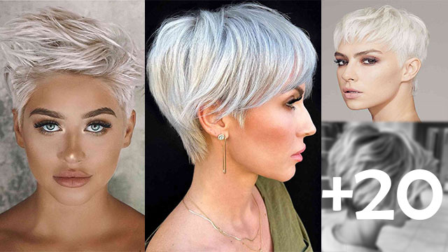 +20 Stylish Platinum Pixie Cuts for a Chic Blonde Look