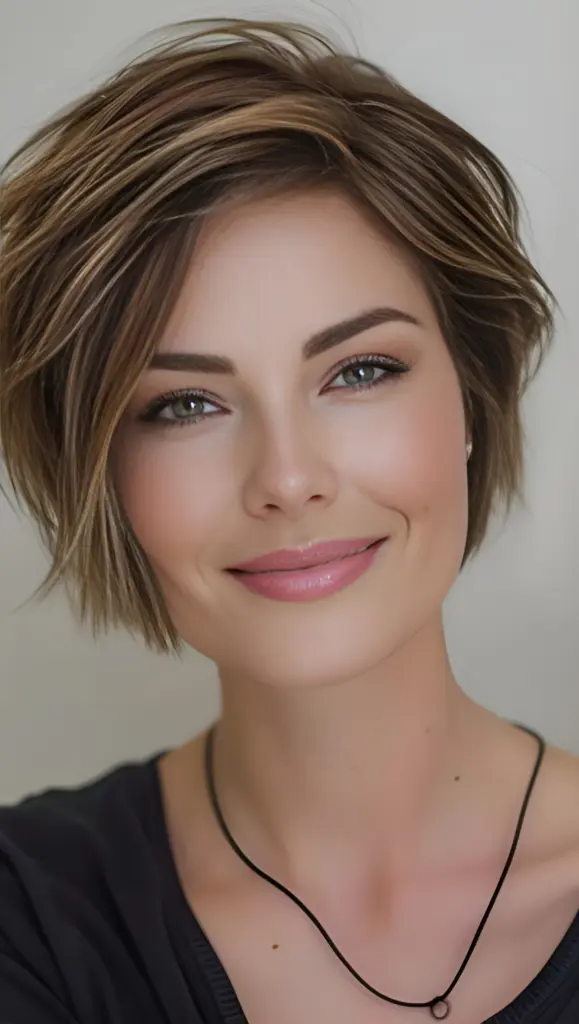 Flattering Haircuts for Women with Round Faces