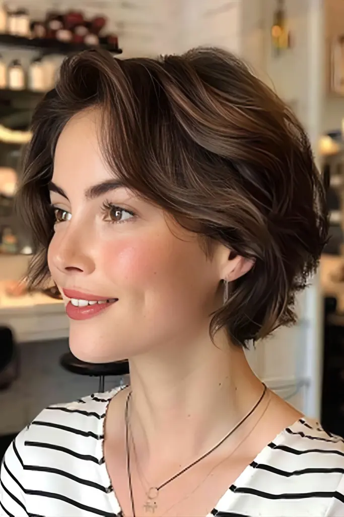 Flattering Haircuts for Women with Round Faces