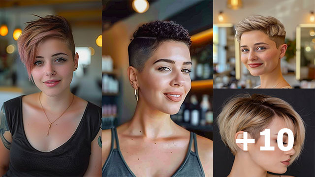 Adorable Shaved Pixie Cuts for a Daring Style in 2024-25