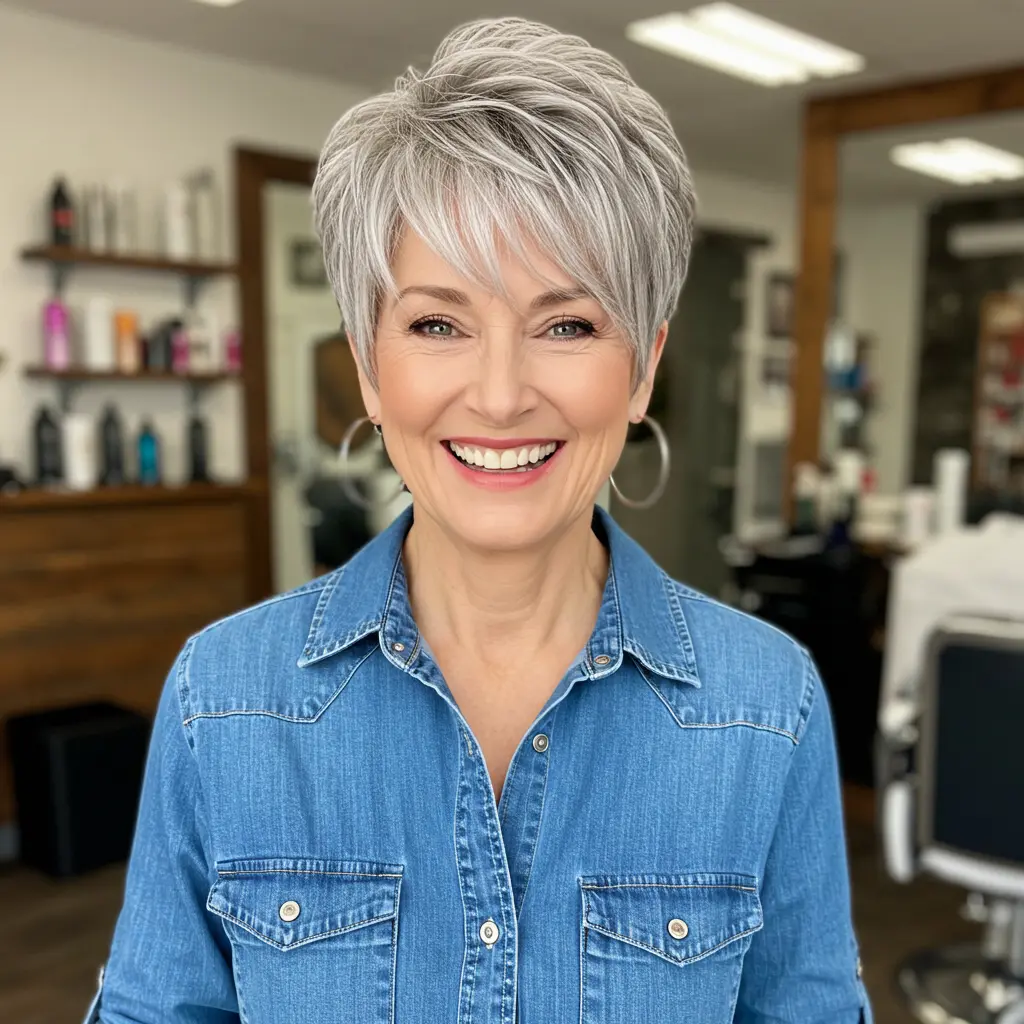 Layered Pixie Cut