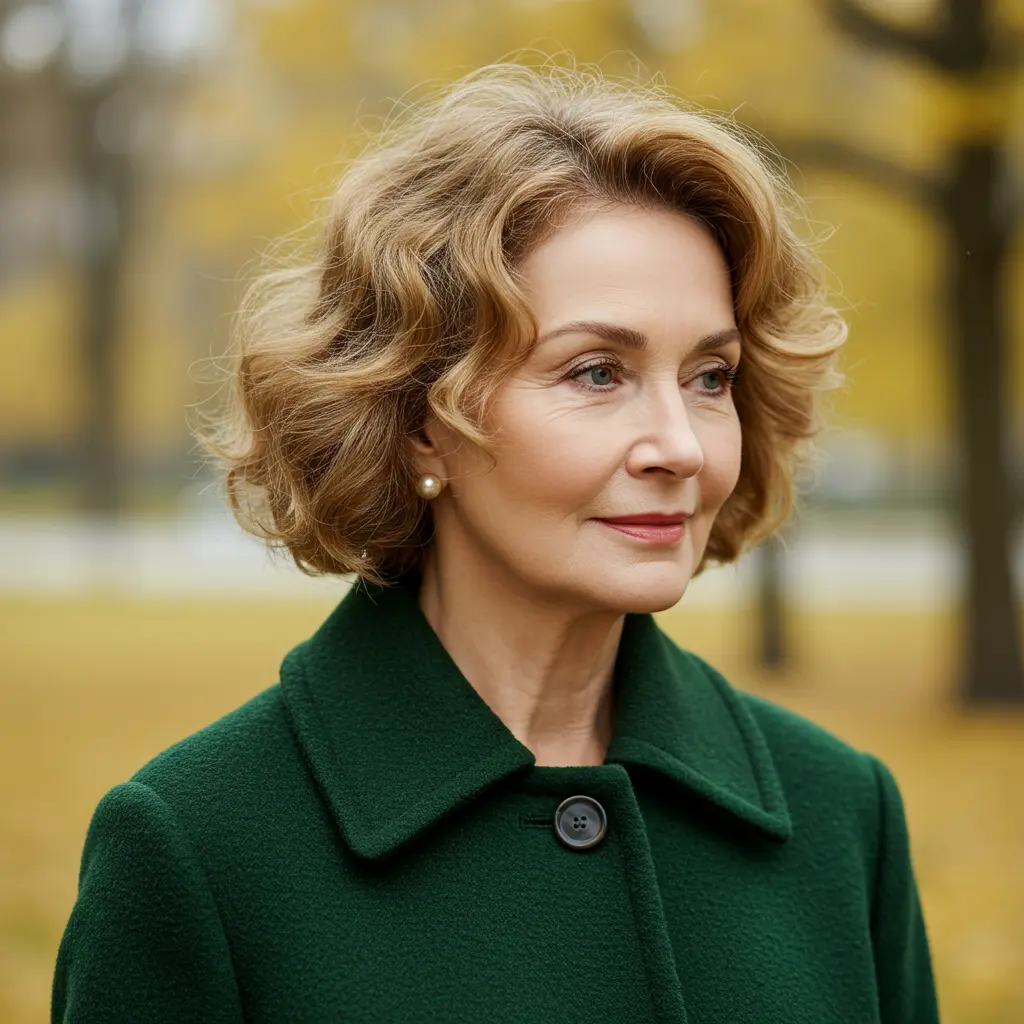 Short Wavy Haircut for Natural Movement