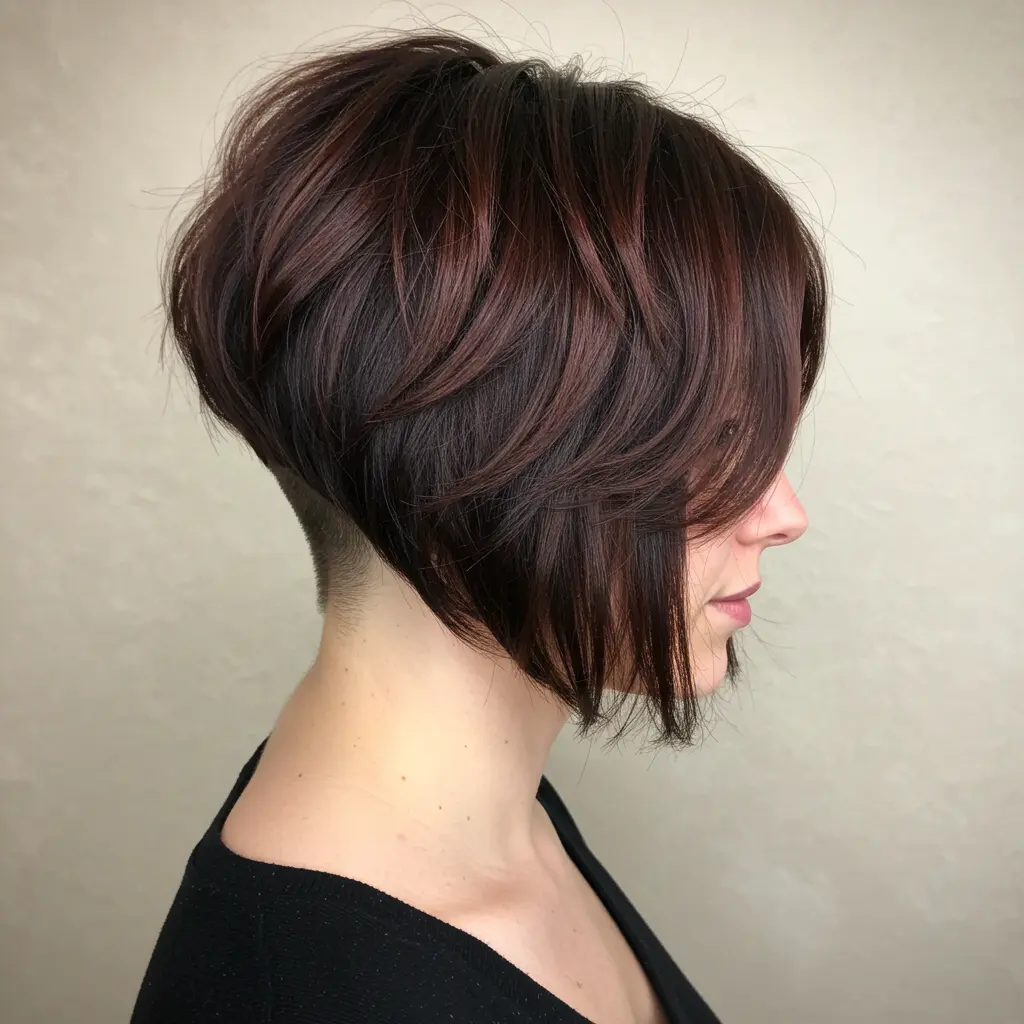 Inverted Bob with a Short Undercut