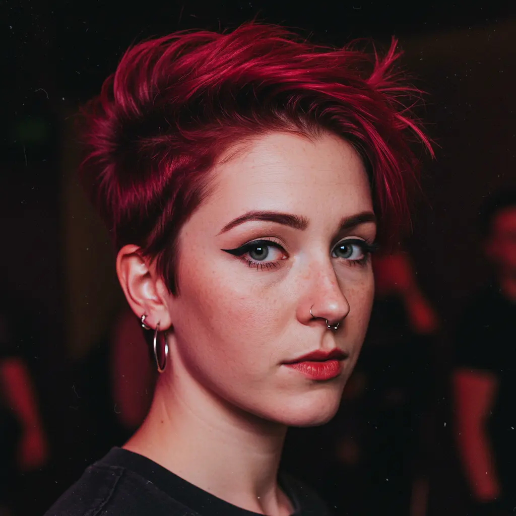 Messy Rocker Pixie Makeover