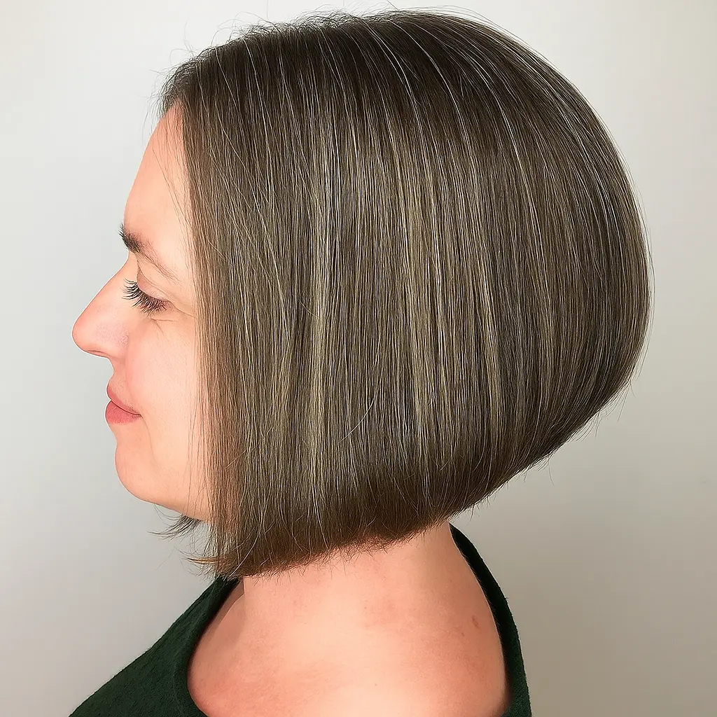 Short and Angled Bob Inversion