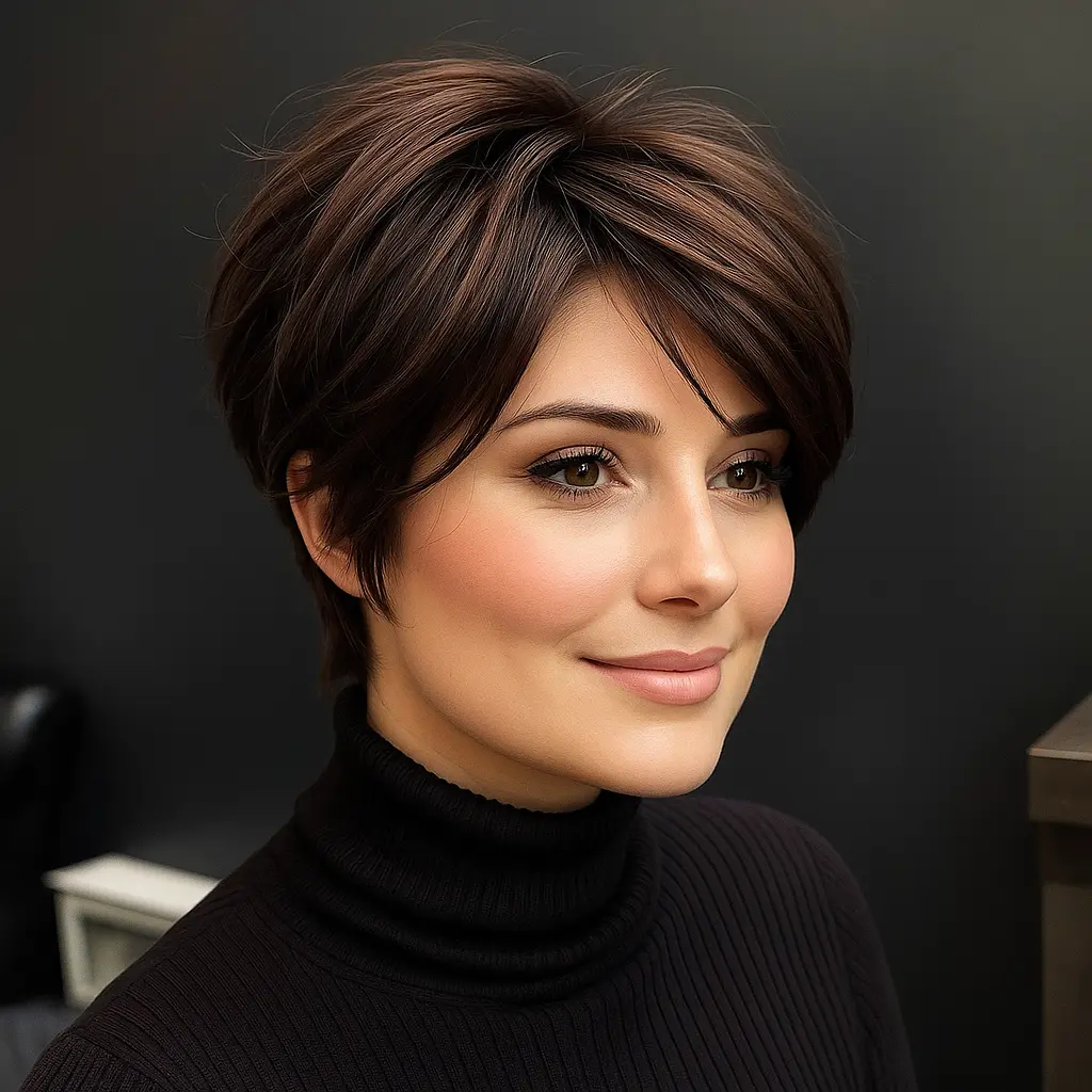 Cute Short Haircut with Bangs