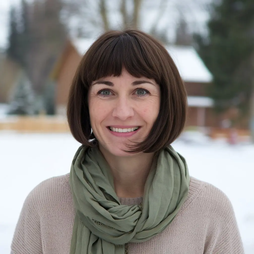 Gray Short Bob