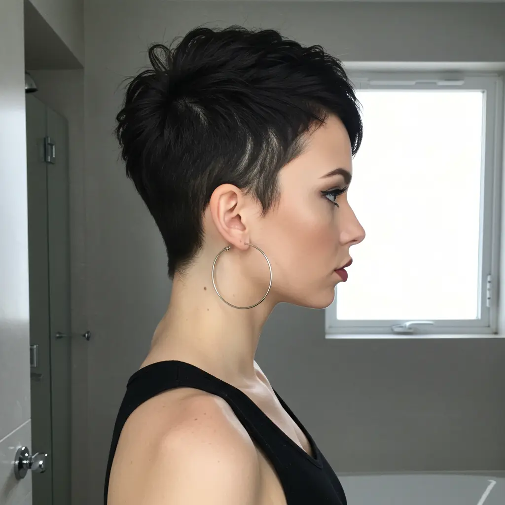 Tapered Undercut Pixie
