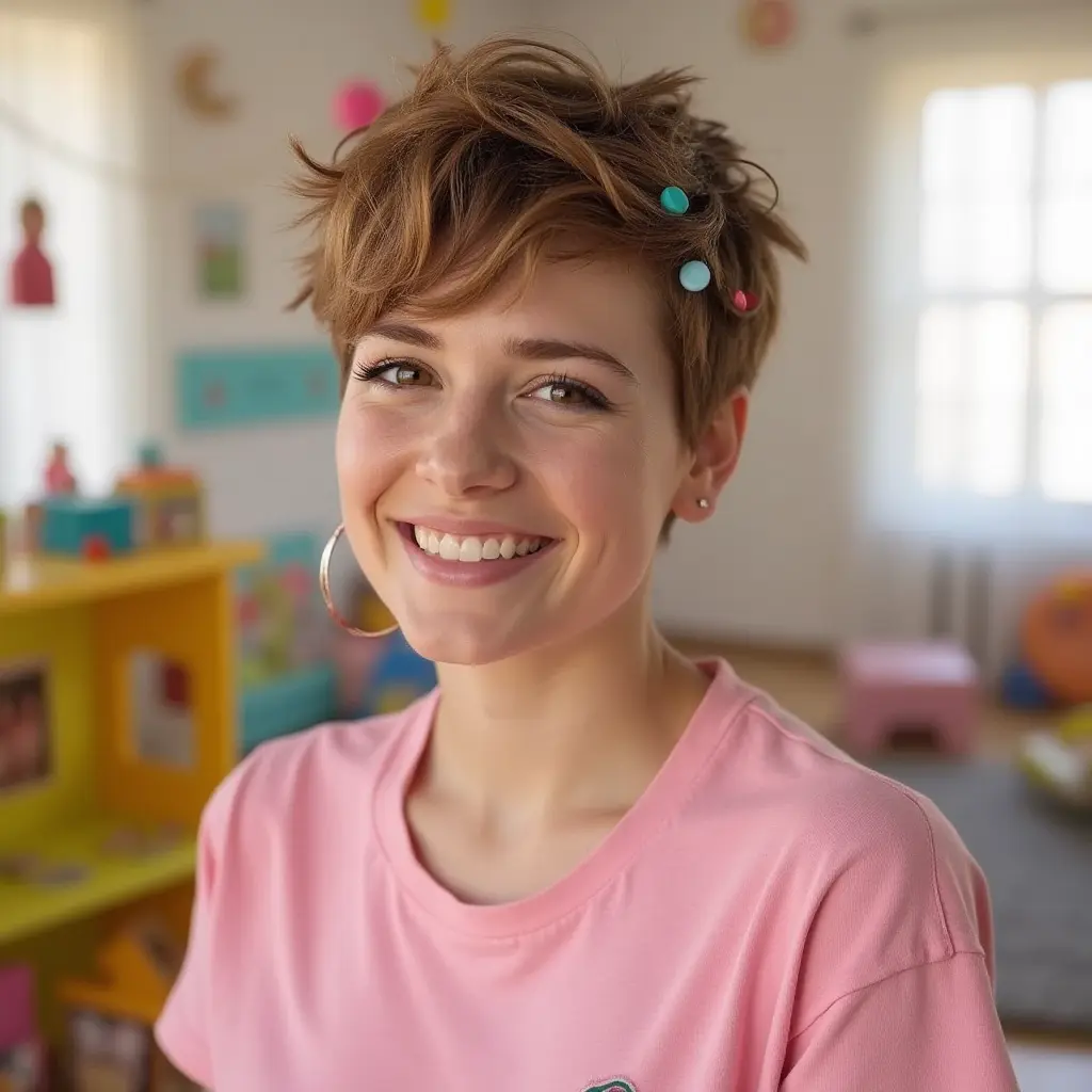 Edgy Cut for A Little Girl