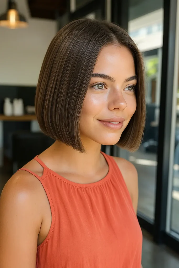Cute Short Sleek Bob
