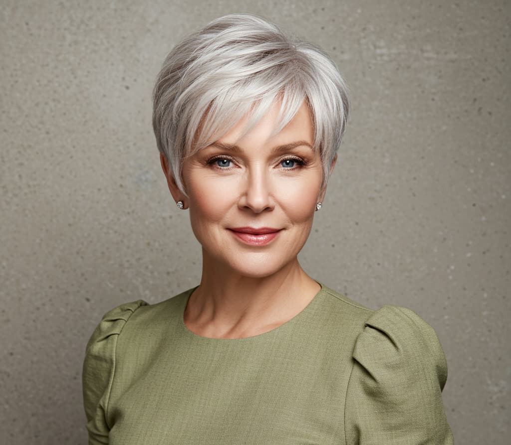 Choppy Pixie Cut with Bangs