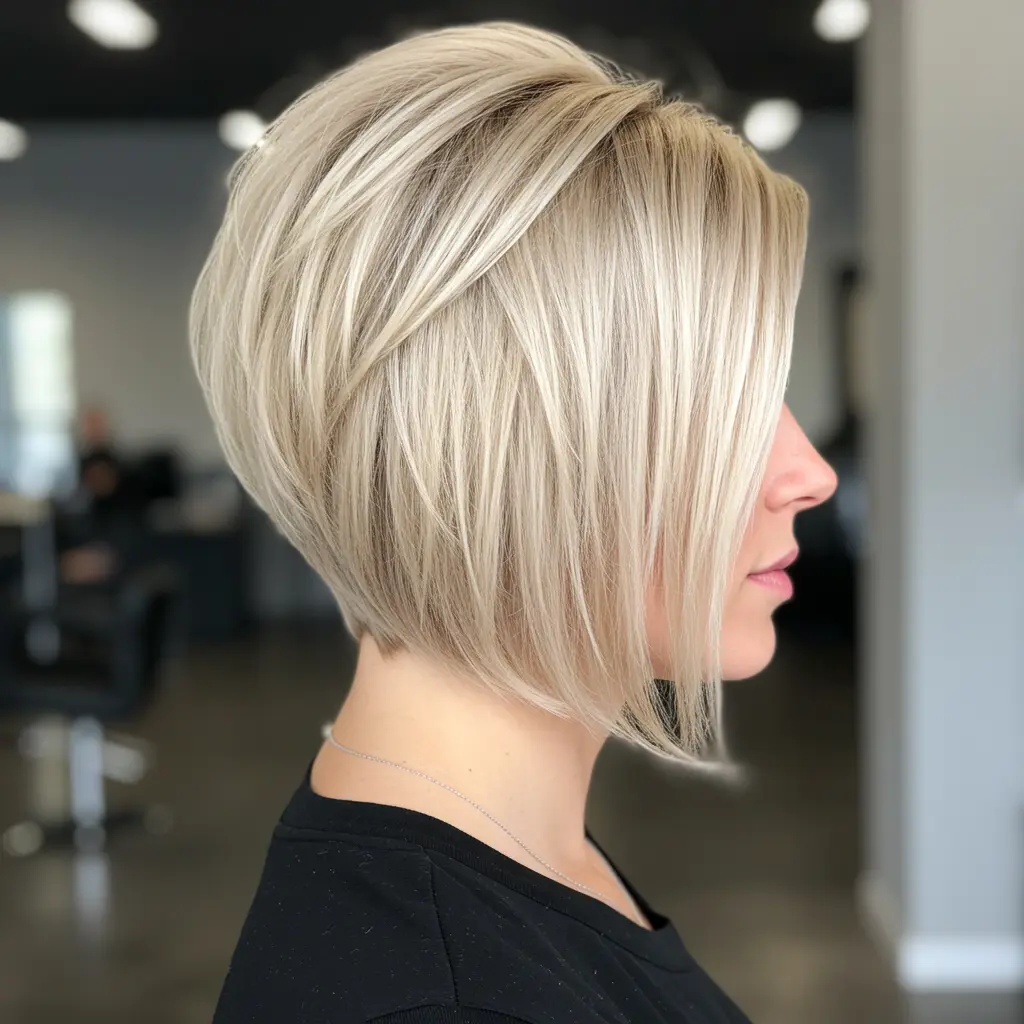 Lovely Short Stacked Bob