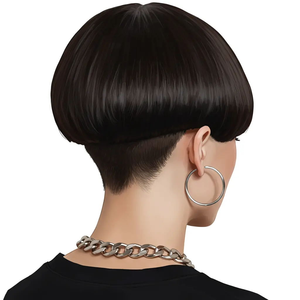A Cool and Edgy Short Bob
