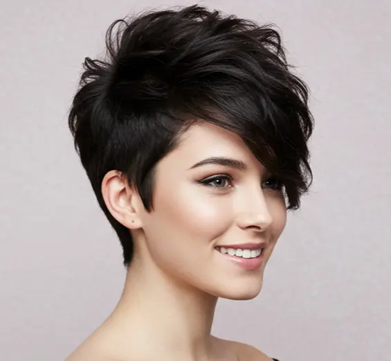 Short Hair Stacked in Back With Taper