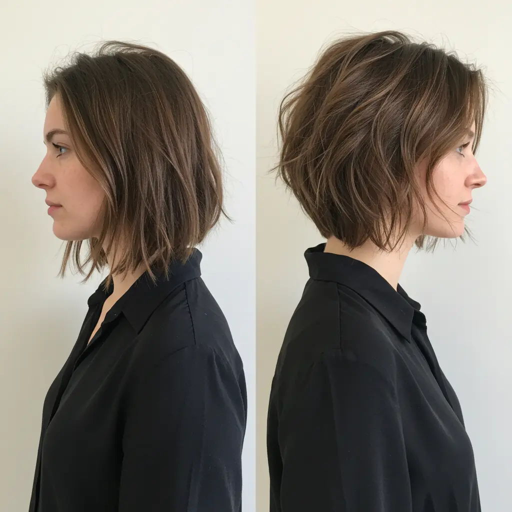 Modern & Fresh Brunette Bob