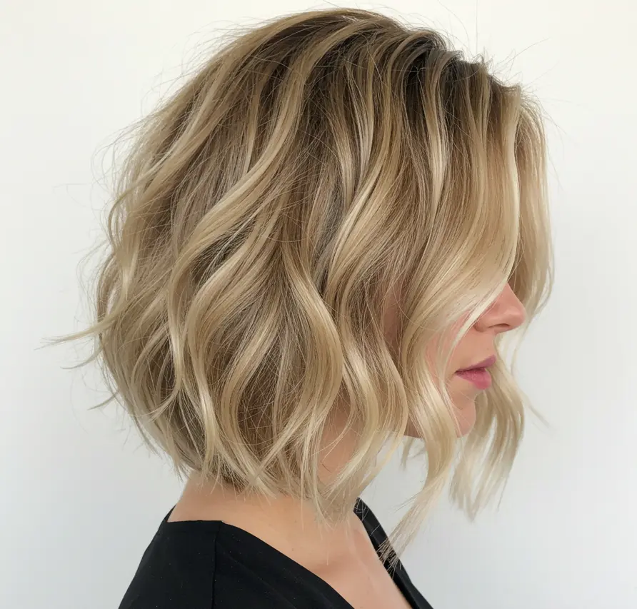 The Messy Choppy Razored Bob