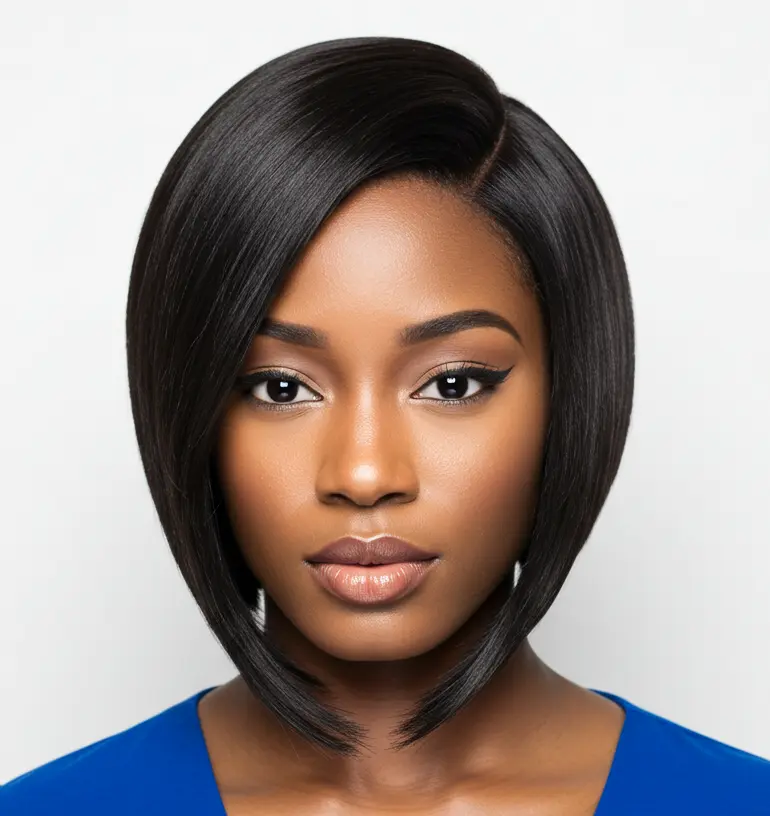 The Dramatic Short A-Line Bob
