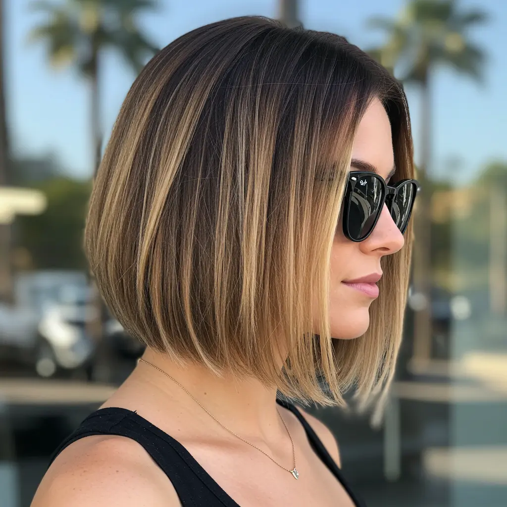 The Angled Bob for Fine Tresses