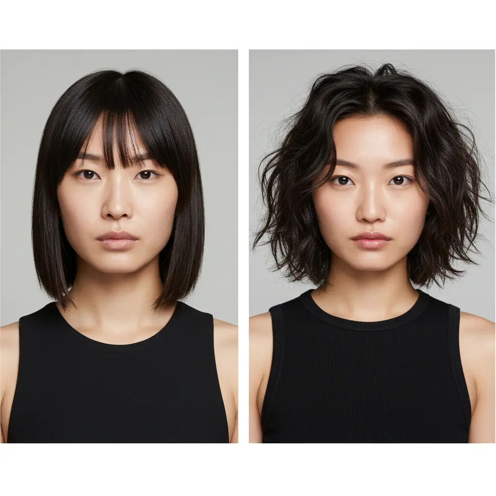 The Textured Messy Long Bob