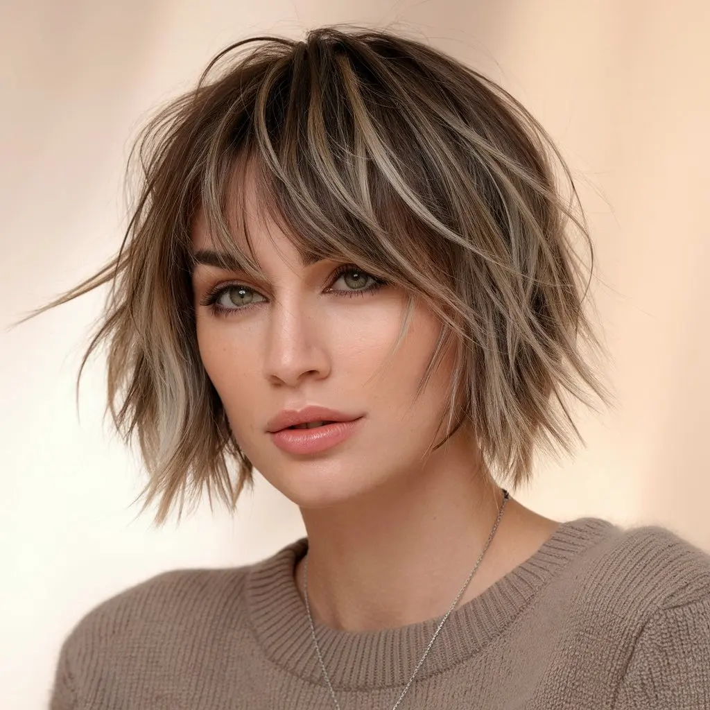 Short Bob With Fringe For Fine Hair