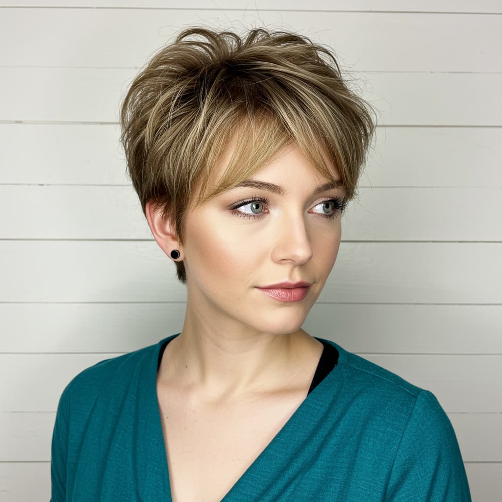 Wispy Pixie Cut for Thin Hair