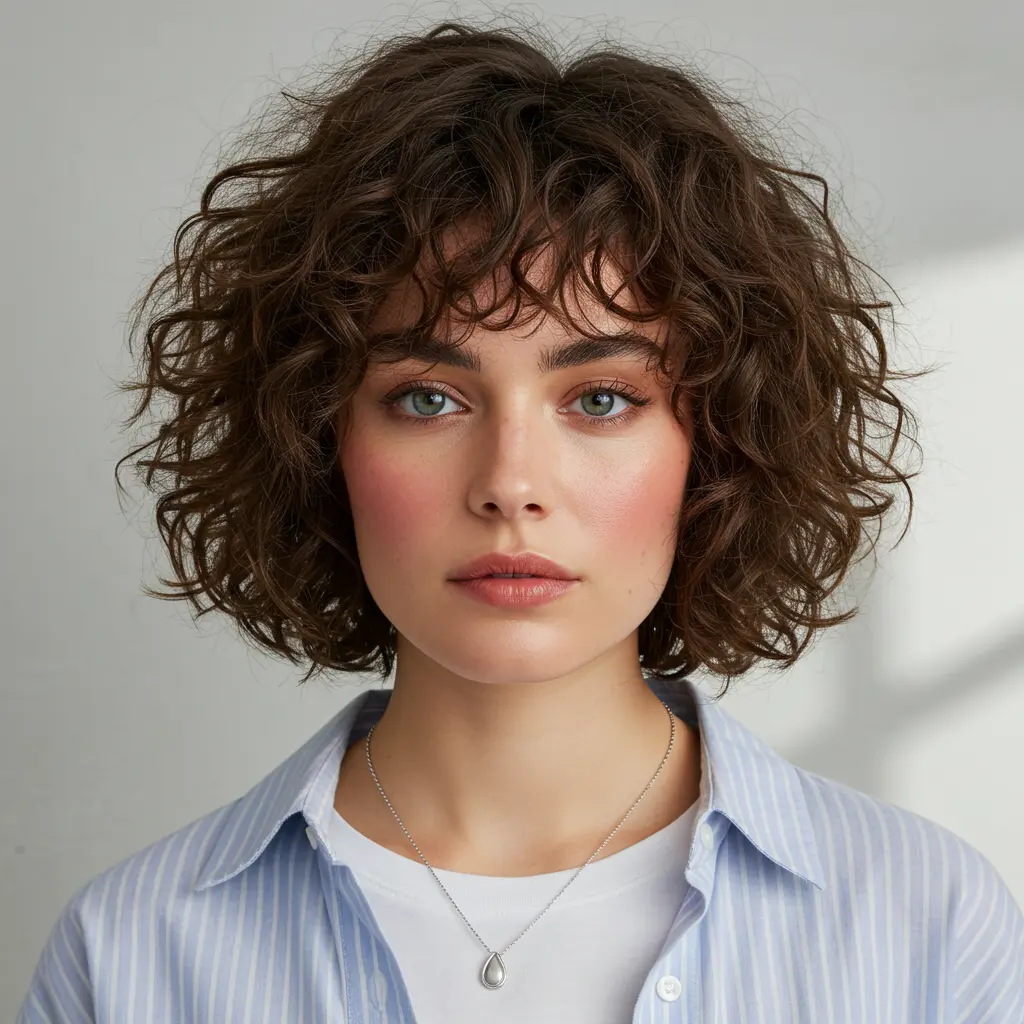 Fun Short Shaggy Bob with Volume