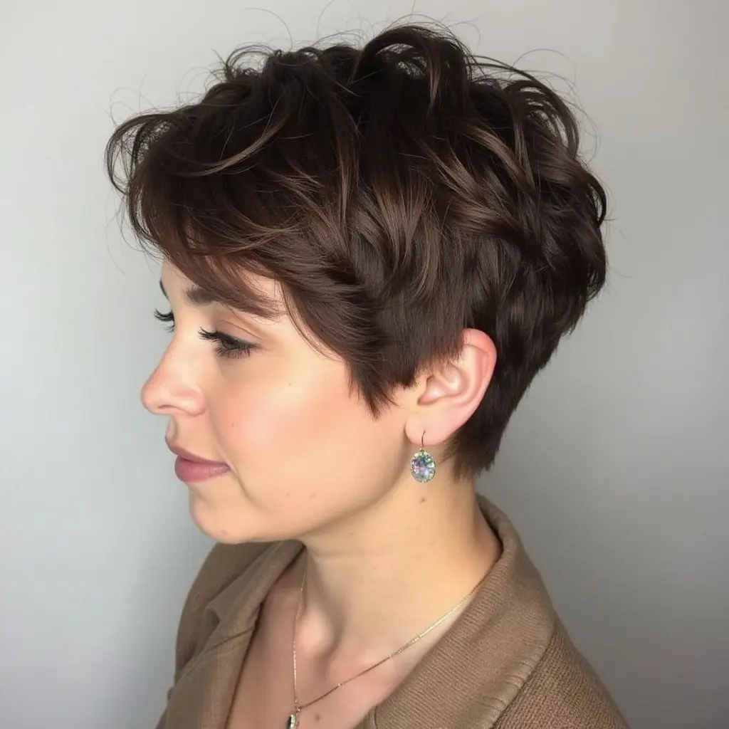 Sassy Pixie Haircut With Choppy Layers