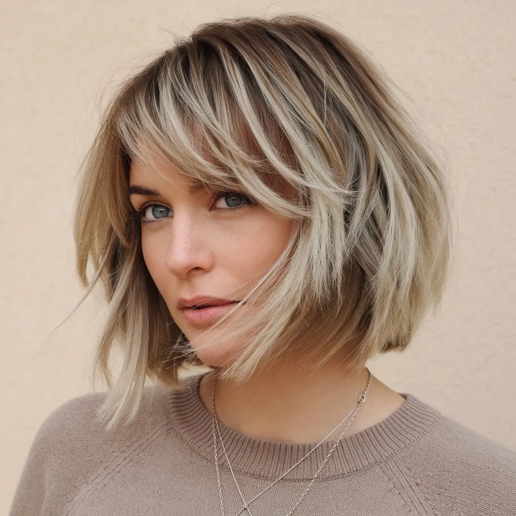 Short Choppy Bob For Fine Hair