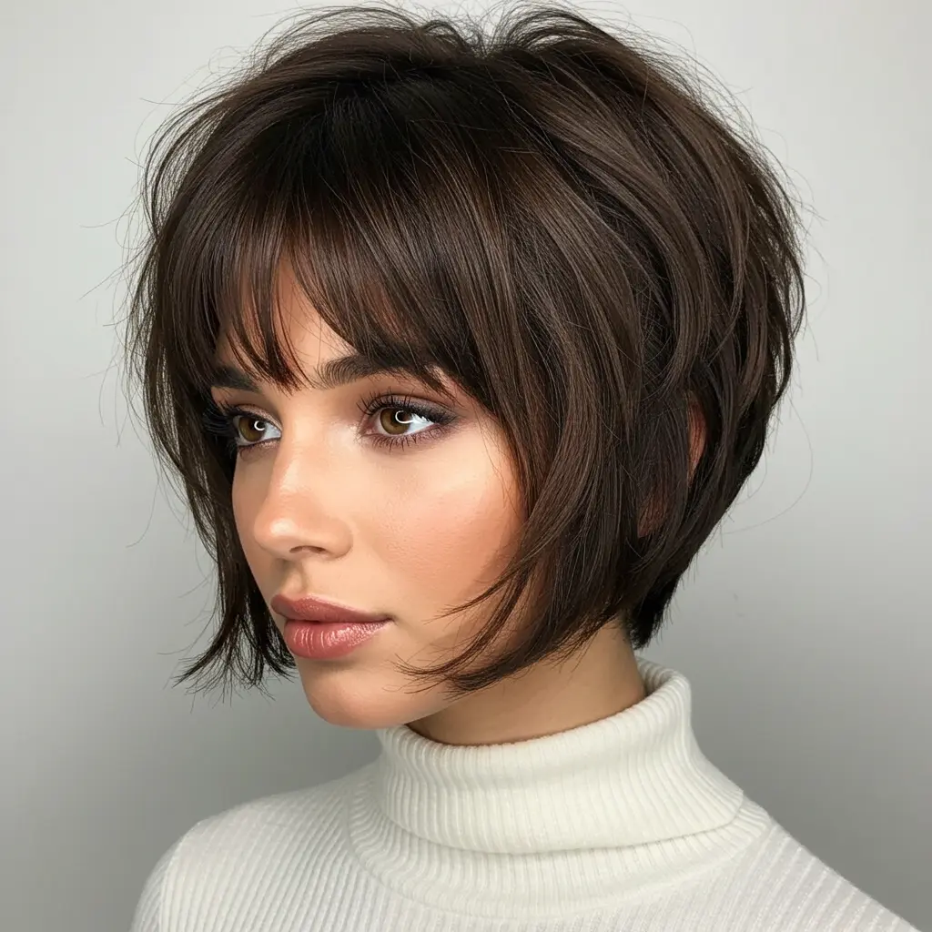 Short Bob With Bangs For Fine Hair