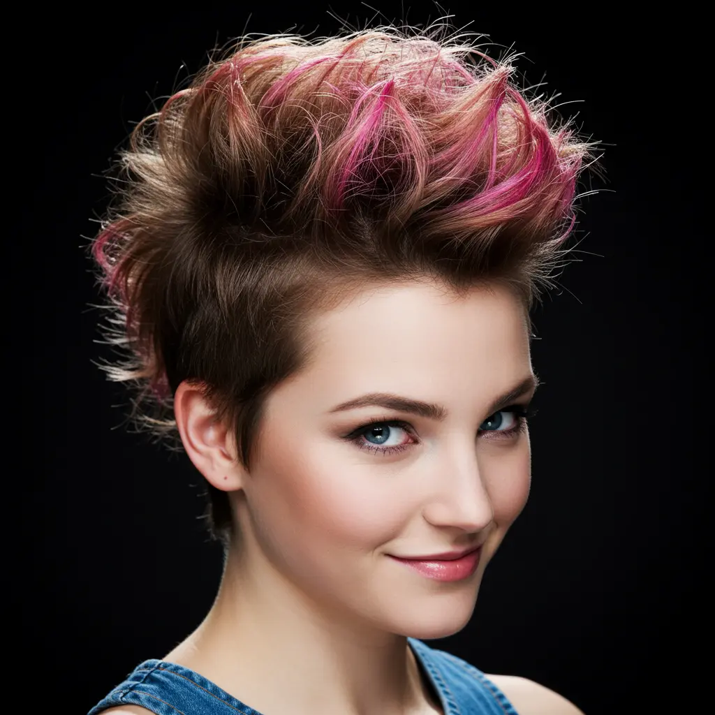 Mohawk-Inspired Textured Pixie