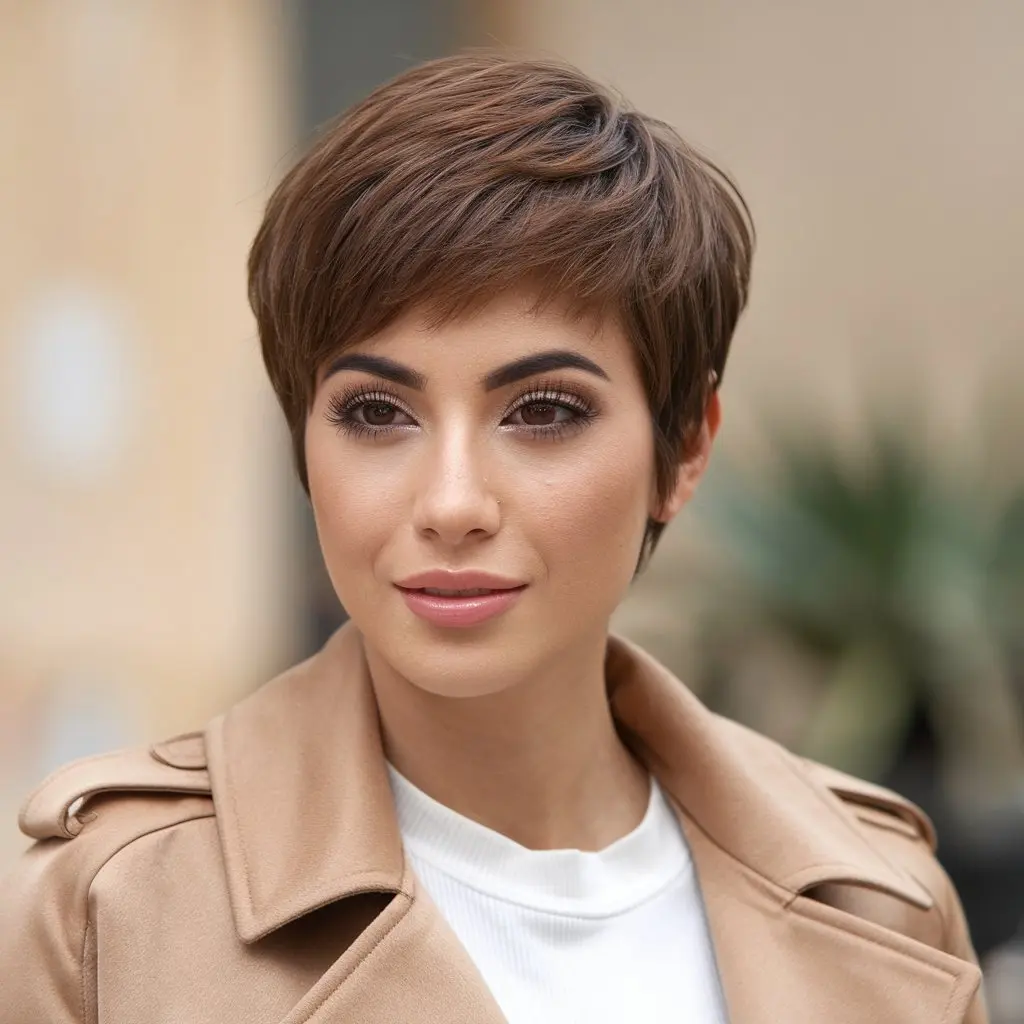 Short and Sassy Pixie With Tapered Sides