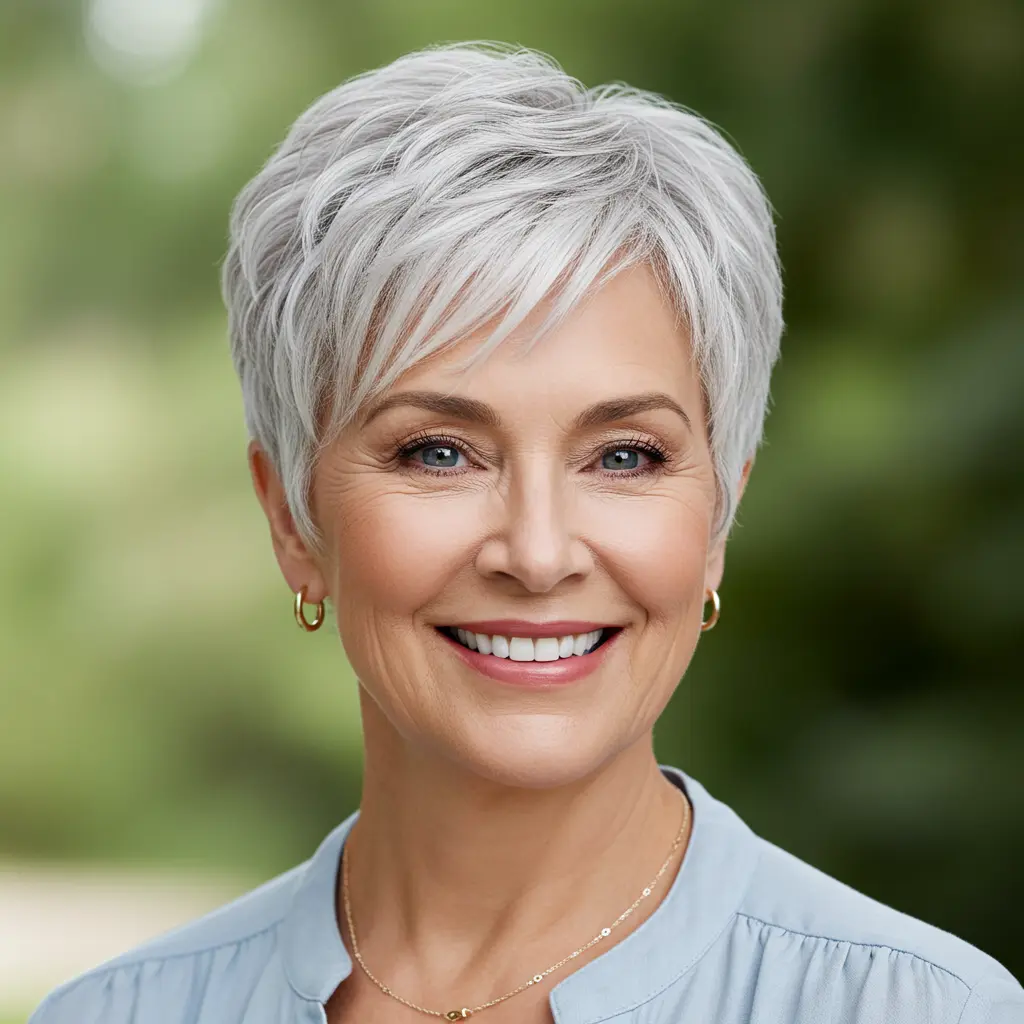Short Pixie for Women with Thin Hair