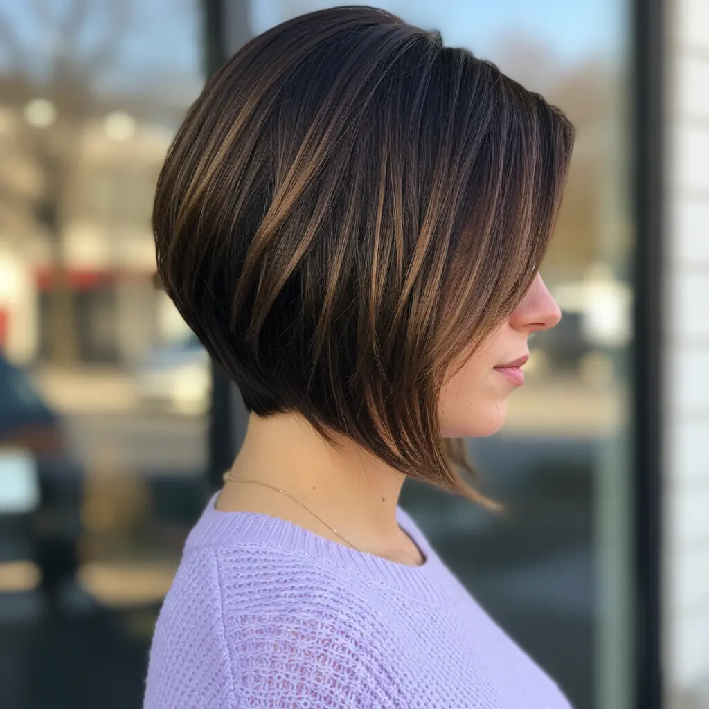 Trendy Short Angled Bob