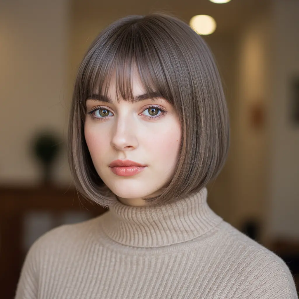 Chin Bob with Blunt Ends