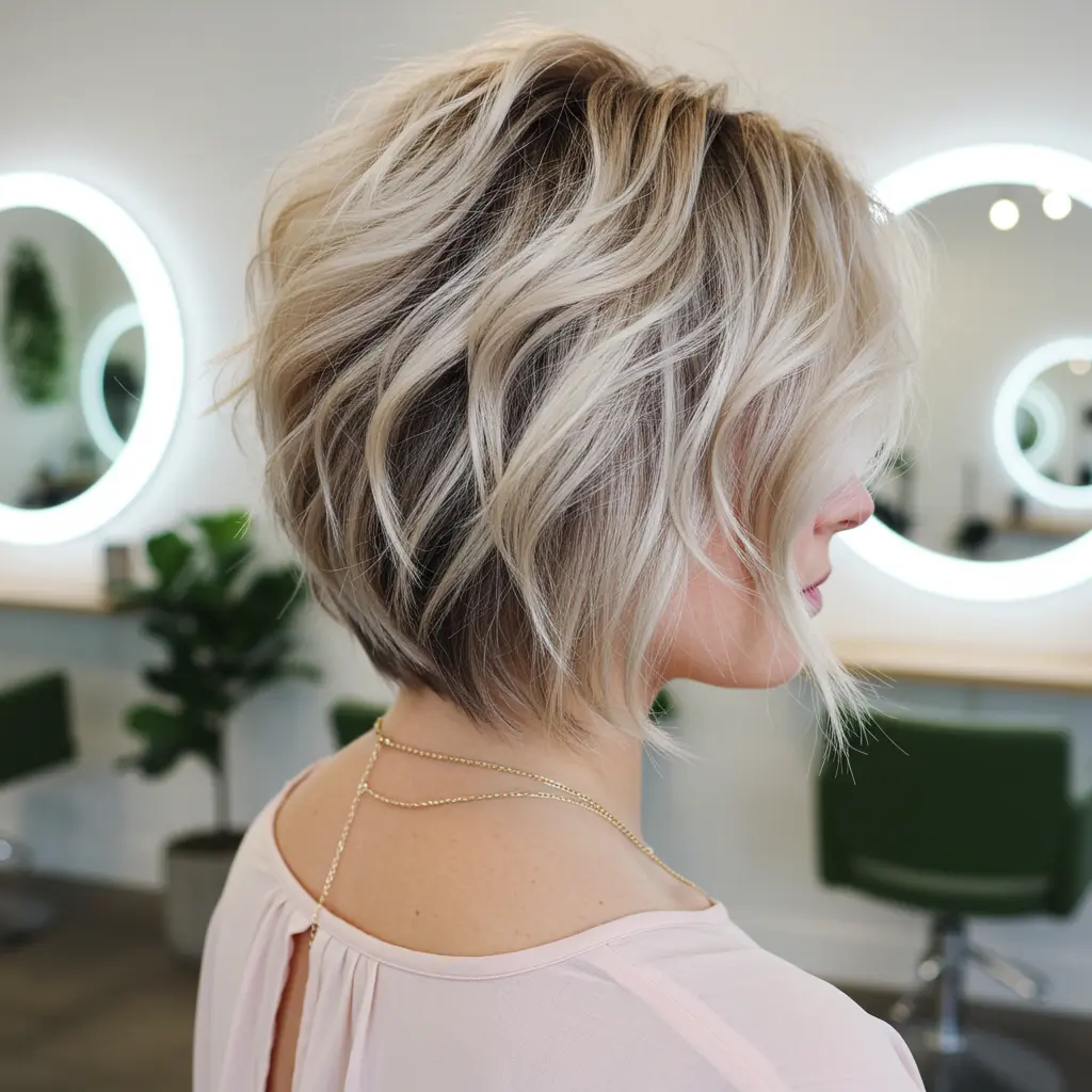 Blonde Lixie Cut with Dark Underneath