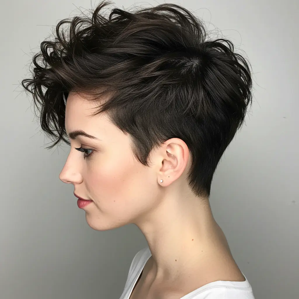 Tousled Pixie with an Undercut