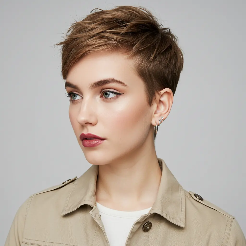 Super Short Undercut Pixie Hair