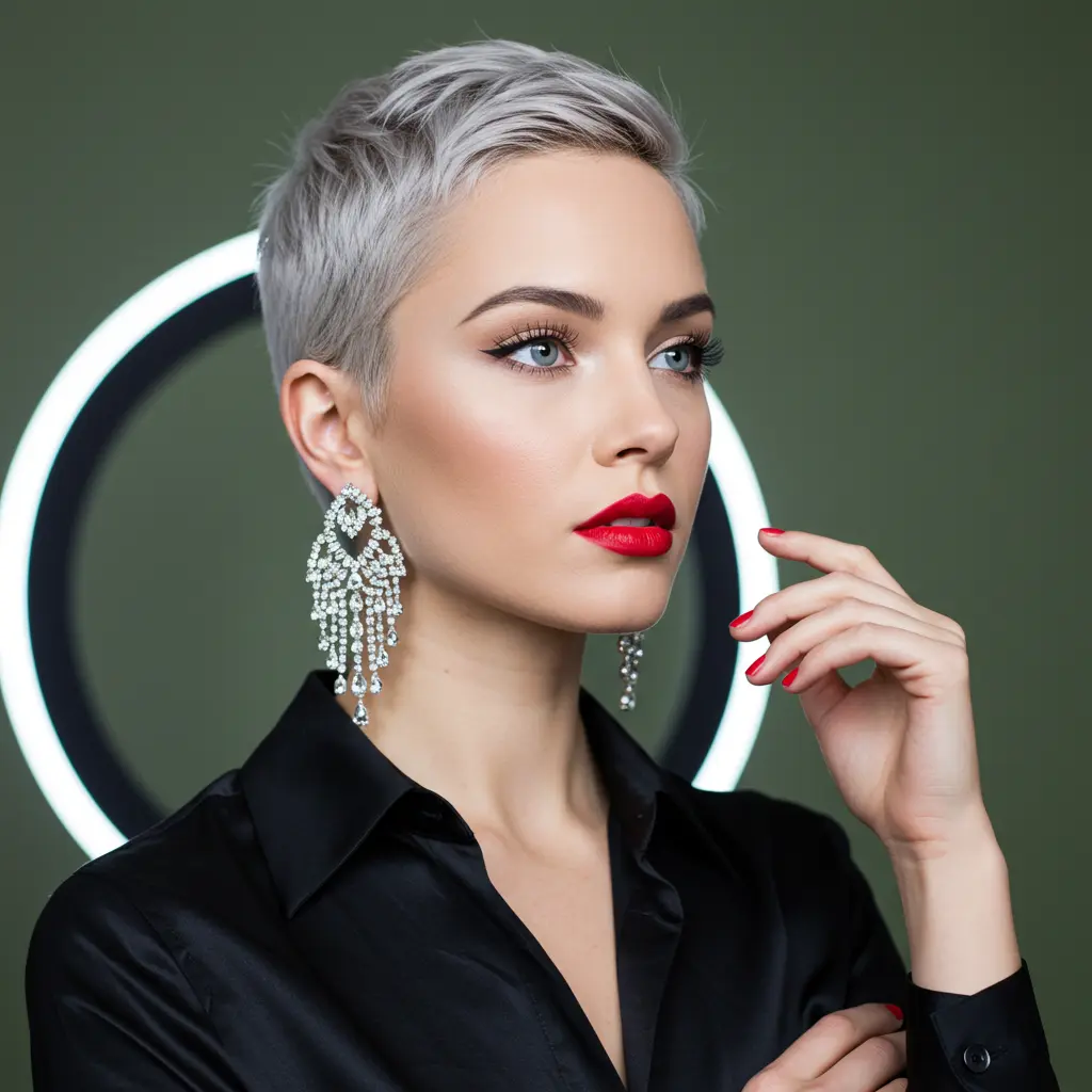 Buzzed Pixie Style