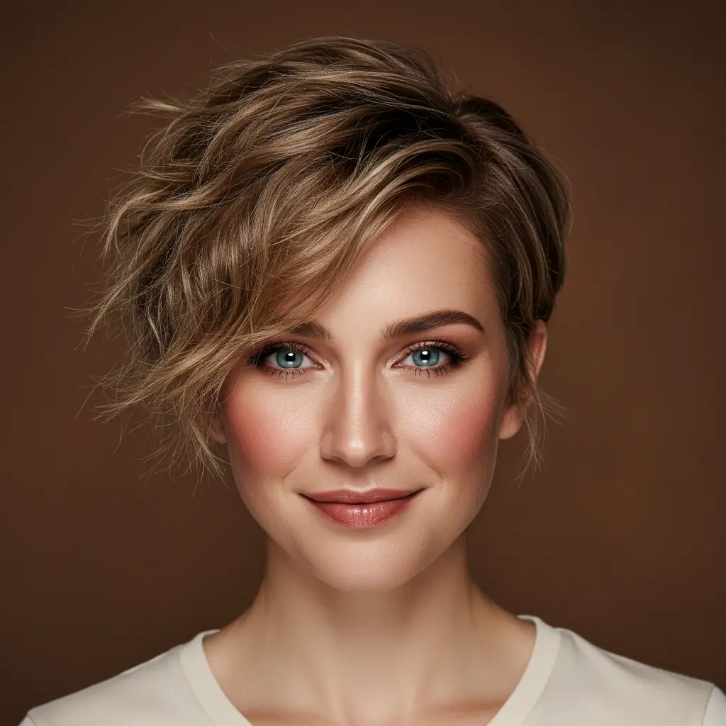 Pixie Cut with Texture and Waves