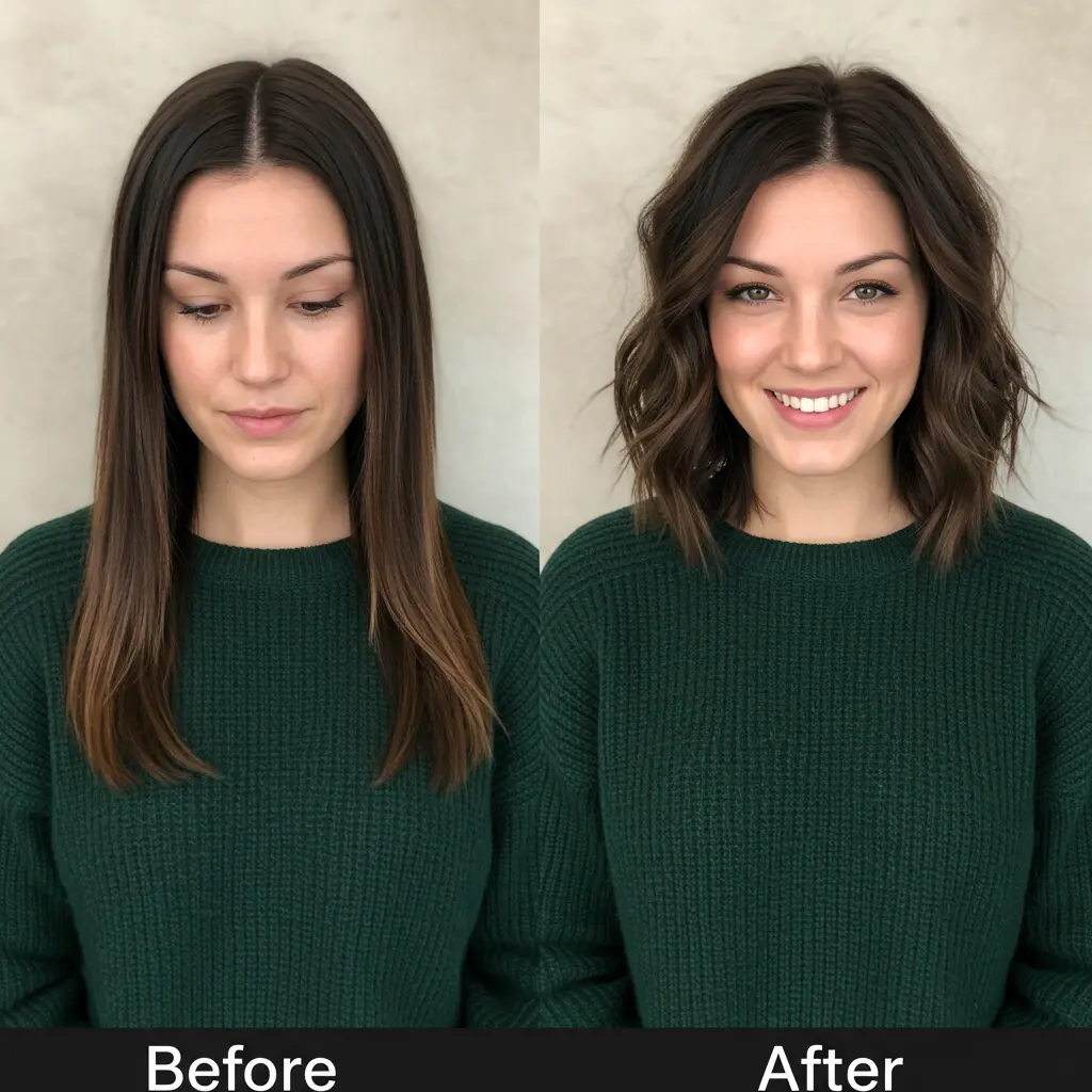 Side-Parted Long Bob (Lob)