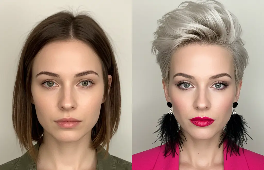 Amazing Blonde Pixie Makeover