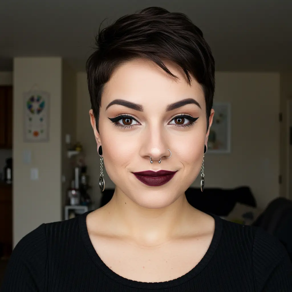 Incredible Pixie with Shaved Sides