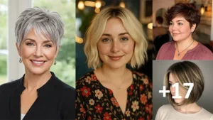 Short Hairstyles for Round Faces
