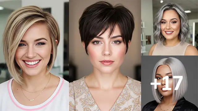 17 Chic Short Hairstyles for Round Faces You'll Love