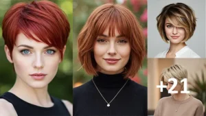 Short Hair Ideas for Heart-Shaped Faces