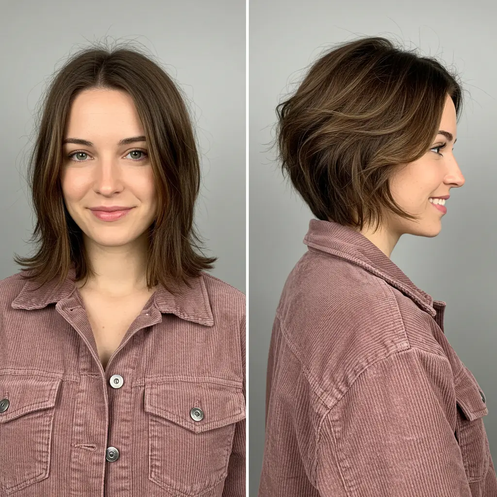 A-Line Bob with Subtle Highlights