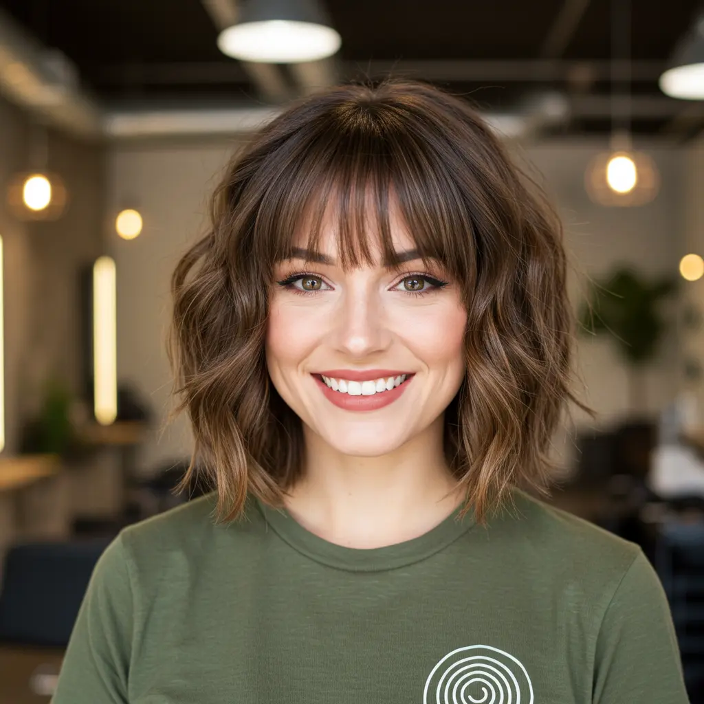 French Bob With Bangs For Thick Hair Control