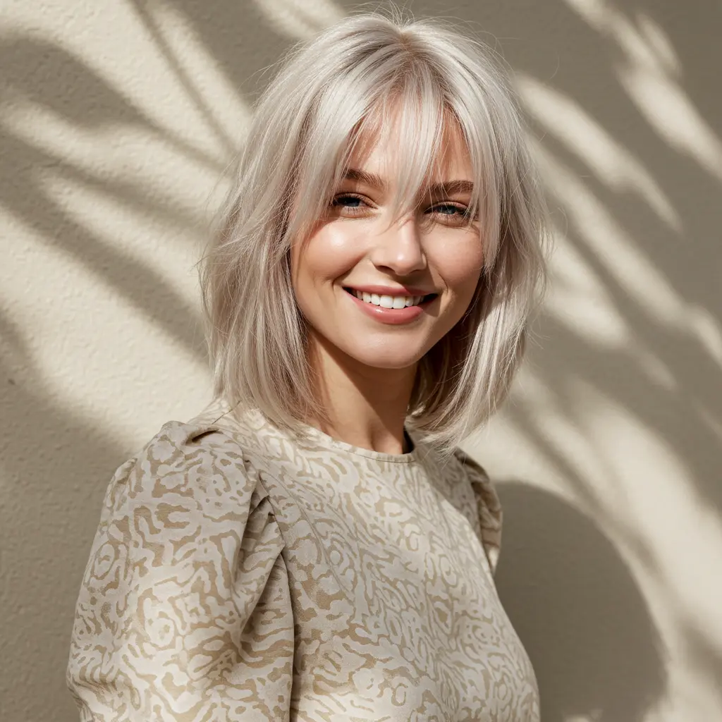 #10 Long Bob With Bangs For Fine Hair And Light Texture