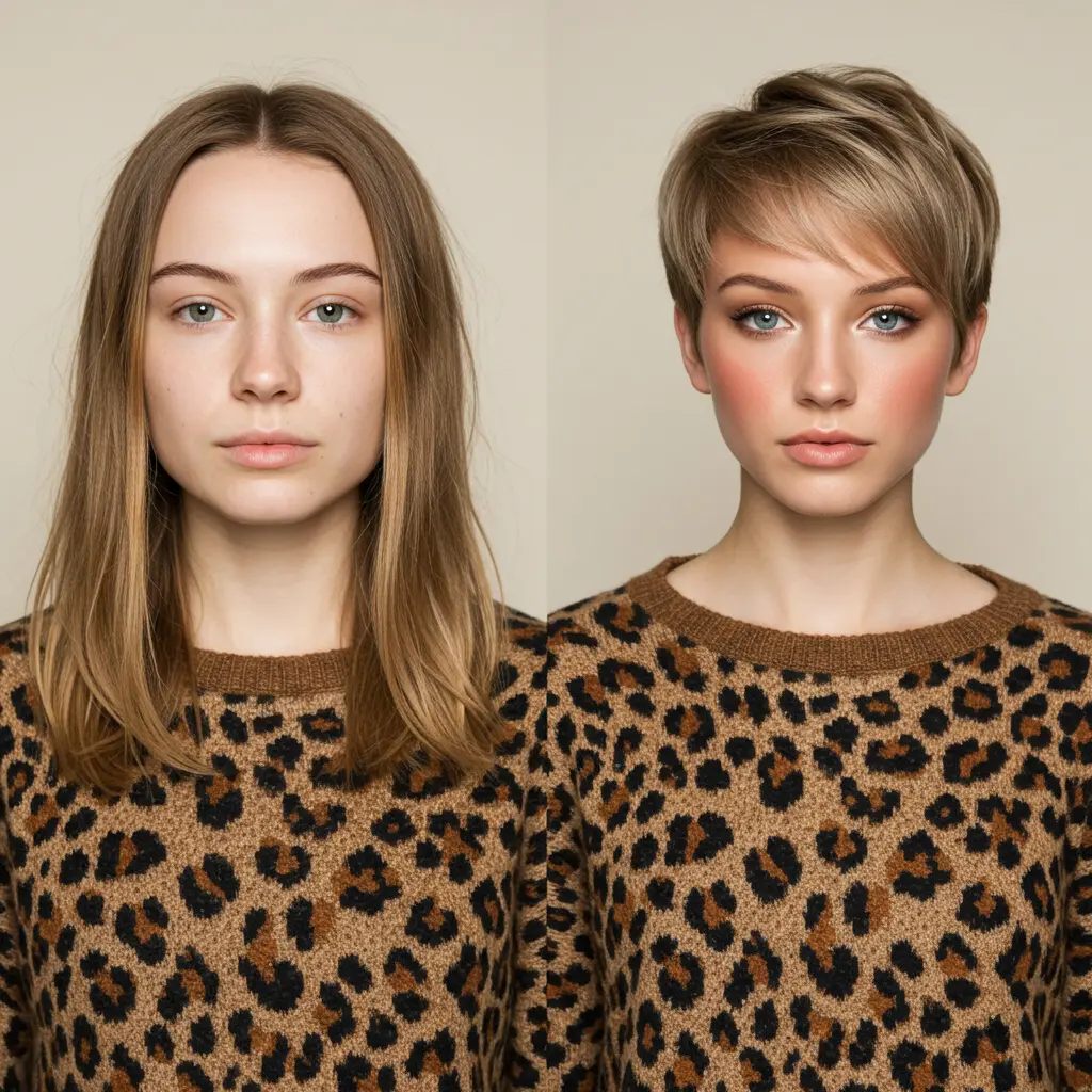 Wispy Thin Bangs on a Pixie Cut