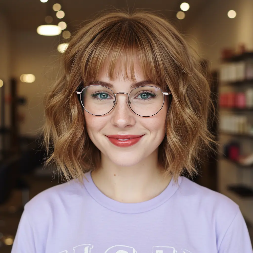French Bob With Wispy Bangs For Airy Movement